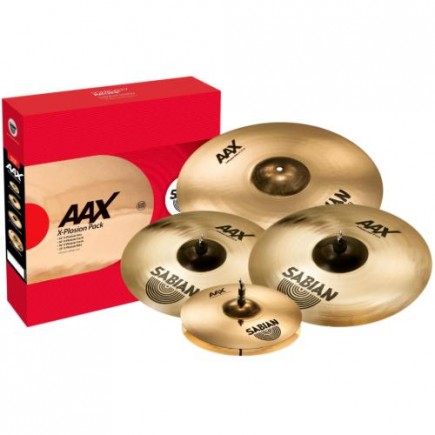 SABIAN AAX X-PLOSION SET 14/16/18/21 BRILLIANT ZESTAW TALERZY 